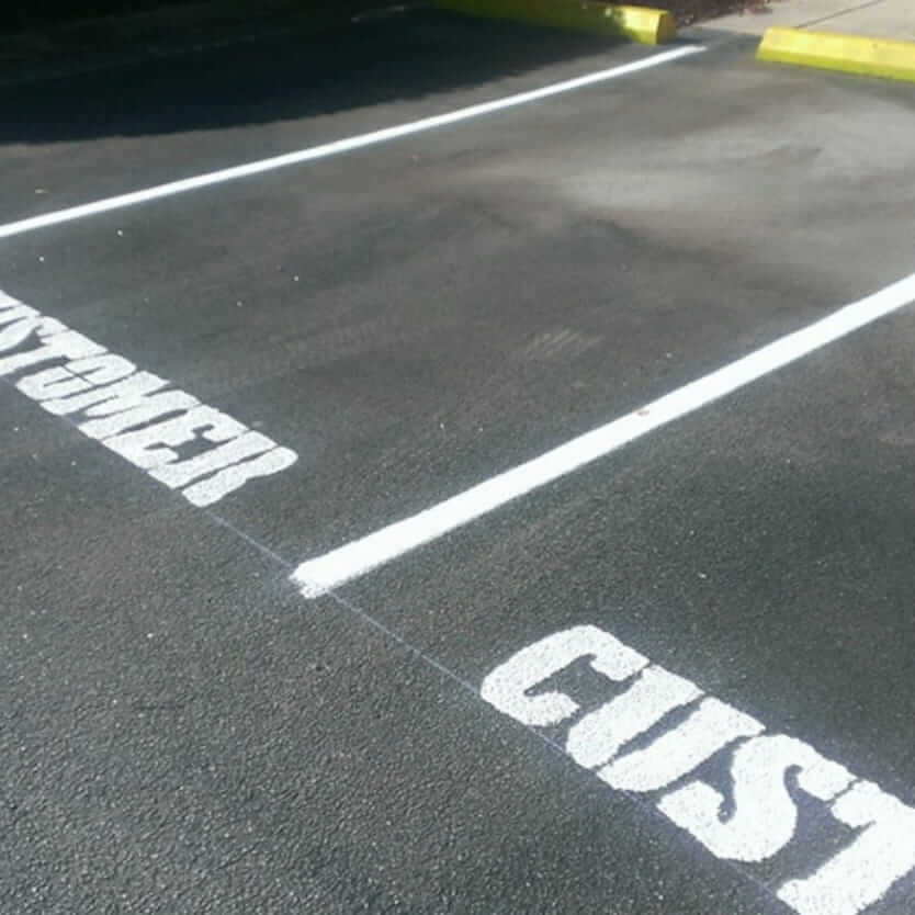 parking lot asphalt