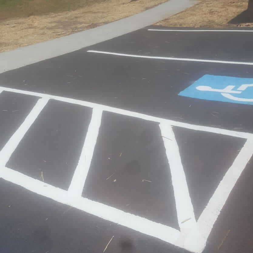 parking lot asphalt